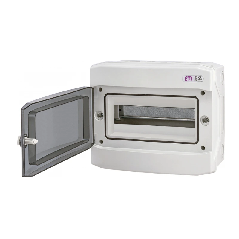 001101062 Tablou siguranțe aplicat exterior IP65, 1 rând, 12UH ETI - 12PT - Image 1