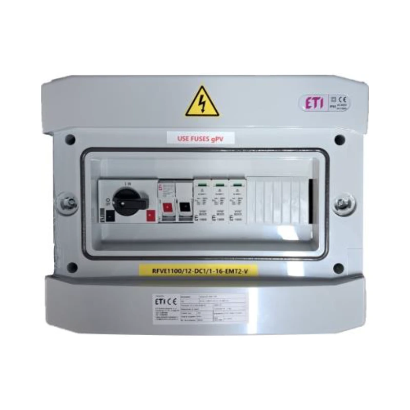 001107099 Tablou fotovoltaic echipat 1 string, IP65, ETI - Image 1