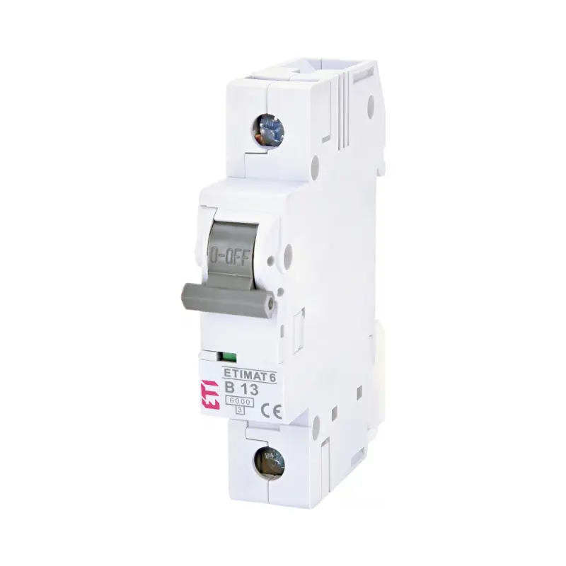 002111515 Siguranță automată AC 1P 13A B 6kA ETIMAT 6 ETI - Image 1