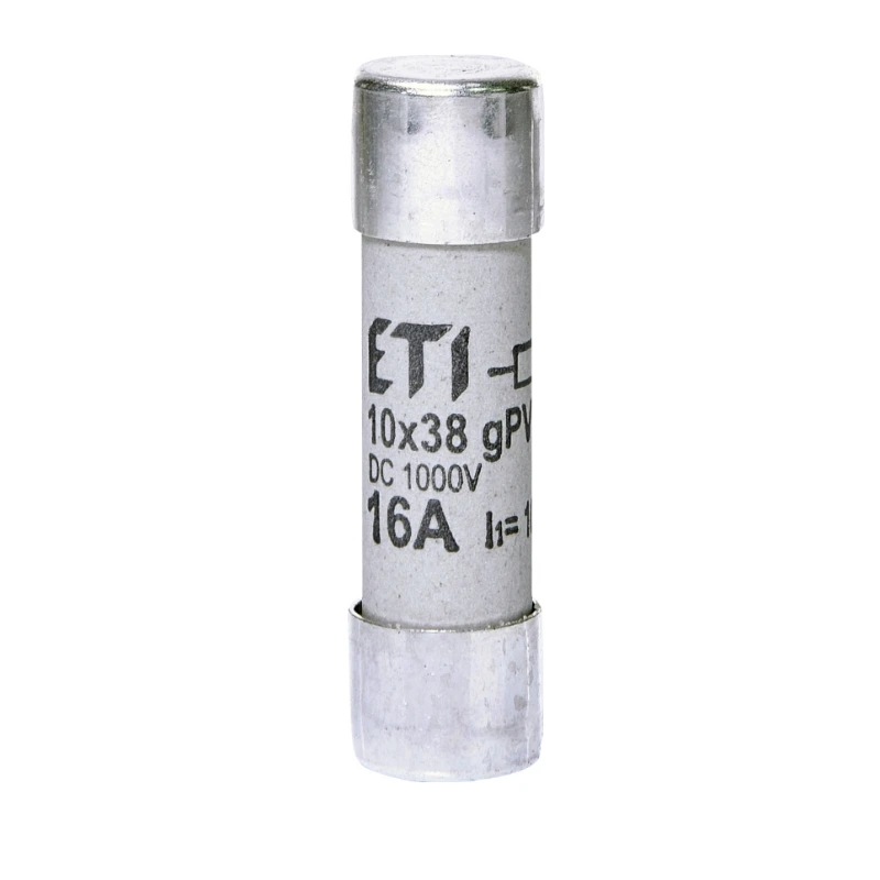 002625107 Siguranță fuzibilă cilindrică DC 16A/1000V CH,10x38, gPV, ETI - Image 1