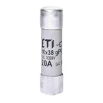Siguranță fuzibilă cilindrică DC 20A/1000V CH,10x38, gPV, ETI