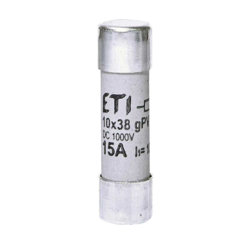 002625112 Siguranță fuzibilă cilindrică DC 15A/1000V CH,10x38, gPV, ETI - Image 1
