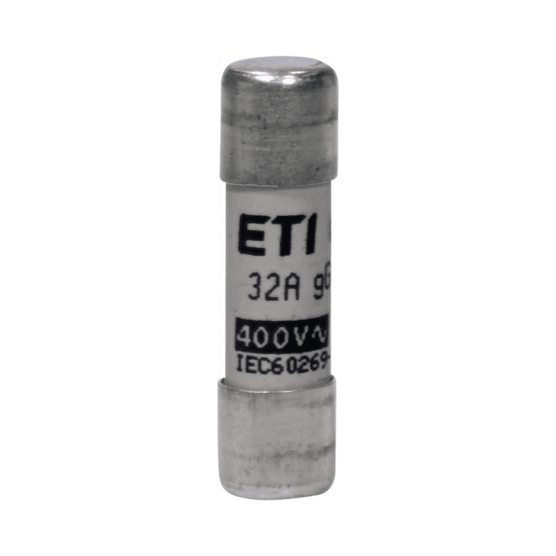 002651022- Siguranţă fuzibila cilindrica AC 32A/500V CH10x38 gG, ETI - Image 1