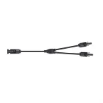 Conectorul solar MC4 GETI 2x femele – 1x mascul, 30 cm