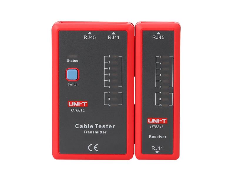 07750133 Tester de cablu UNI-T UT681L (RJ45, RJ11) - Image 1