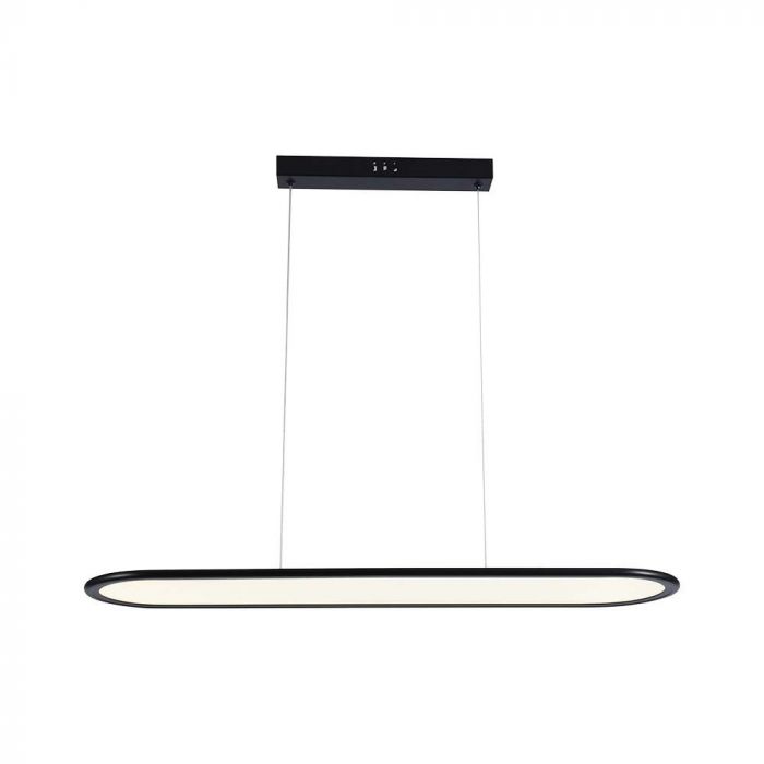 10046-p1_1 24W LED Lampă Suspendată (80*100CM) 4000K Corp Negru - Image 1