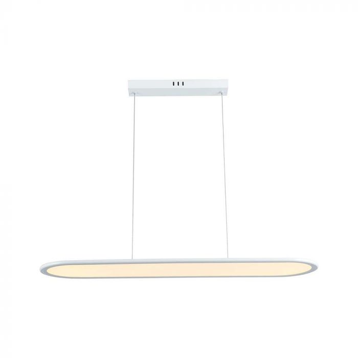10047-p1 24W LED Lampă Suspendată (80*100CM) 4000K Corp Alb - Image 1