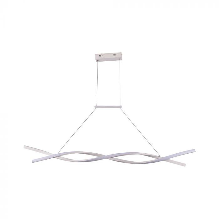 10050-p1 30W LED Lampă de Design Suspendată (120*100CM) 3000K Corp Alb - Image 1