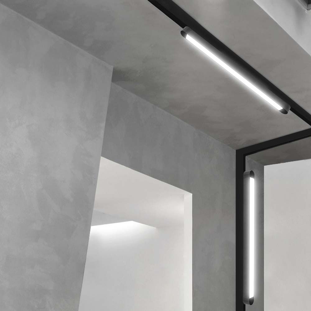 10247-3 18W LED Magnetic Lampă Lineară 6400K Corp Negru - Image 1