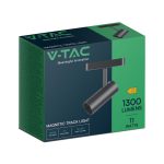 11W LED Magnetic Proiector pe Șină 6400K Corp Negru