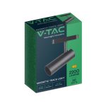 20W LED Magnetic Proiector pe Șină 3000K Corp Negru