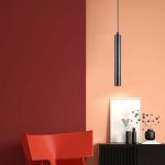 15W LED Magnetic Pendul 6400K Corp Negru