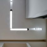 25W LED Magnetic Lampă Lineară L 4000K Corp Negru