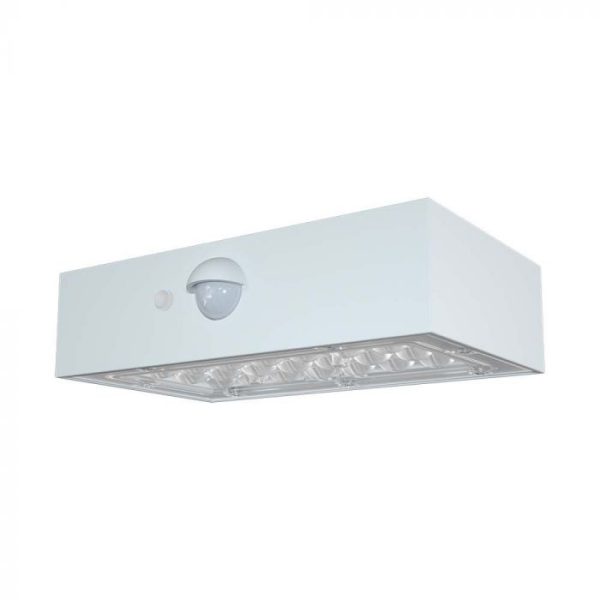 3W LED Lampă de Perete Solară cu Senzor 4000K, 3000K Corp Alb