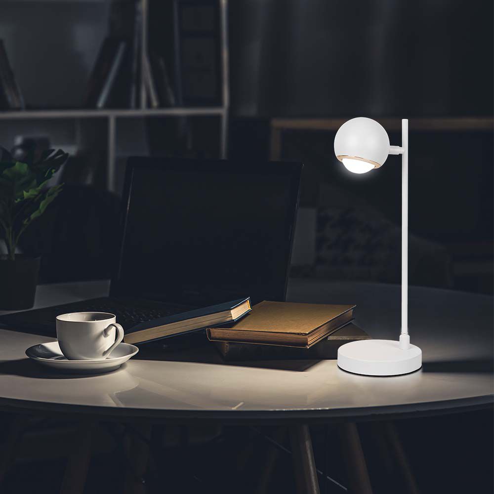 10346-2 6W LED Lampă de Masă Corp Alb 3000K - Image 1