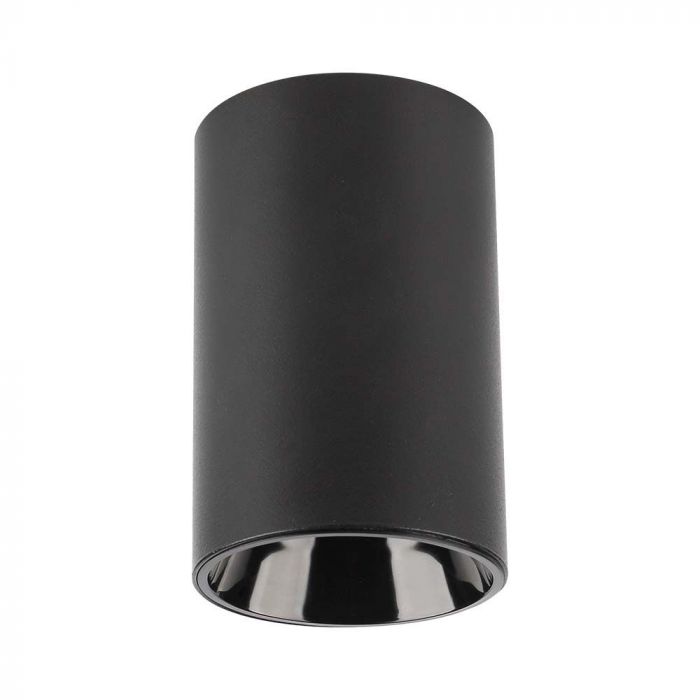 10380-p1 GU10 Suport Aplicat Rotund Corp Negru - Image 1