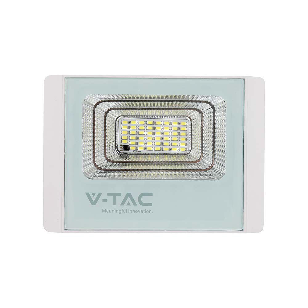 10407-2 16W LED Proiector Solar 6000K Corp Alb - Image 1
