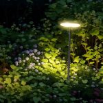 12W LED Lampă cu Țăruș (D150xH800) 4000K Corp Antracit IP65