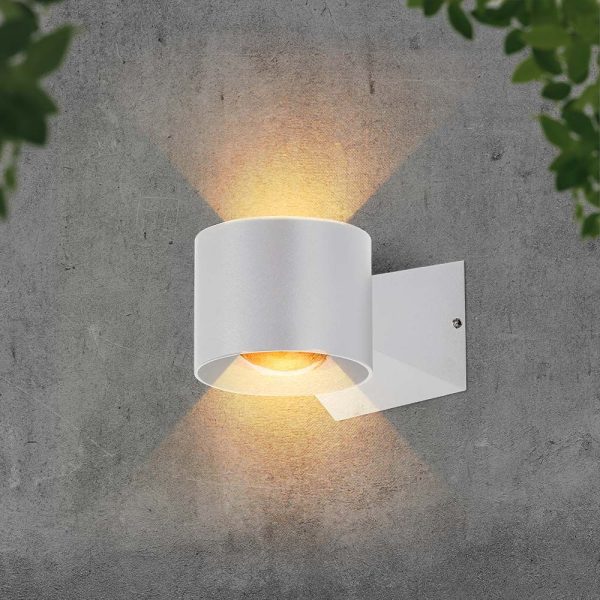 6W LED Lampă de Perete 4000K Corp Alb IP65