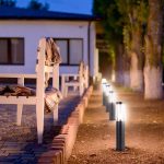 Stâlp de Grădină E27 Corp Negru IP44