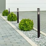 Stâlp de Grădină Light E27 Înălțime 1m Corp Negru IP44
