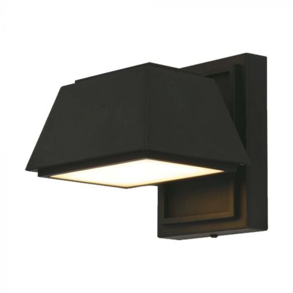 14W LED Lampă de Perete pentru Exterior (L16*W16.5*H16.4mm) 4000K Corp negru IP65