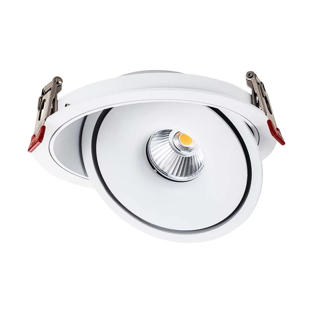 10583 12W LED COB Downlight 3 in 1 Corp Alb - Image 1