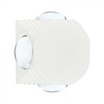 4W LED Lumină de Perete 4 Direcții 4000K Corp Alb IP54