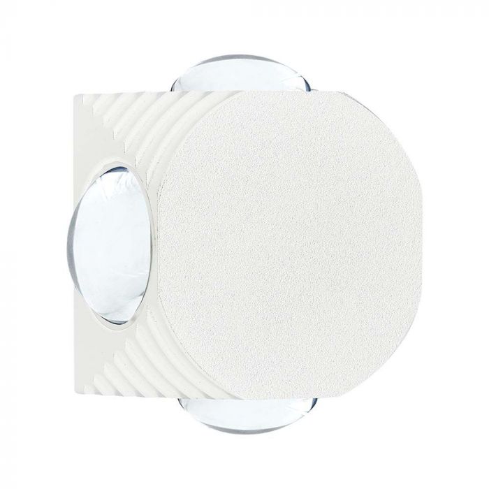 10589-p1_1 4W LED Lumină de Perete 4 Direcții 4000K Corp Alb IP54 - Image 1