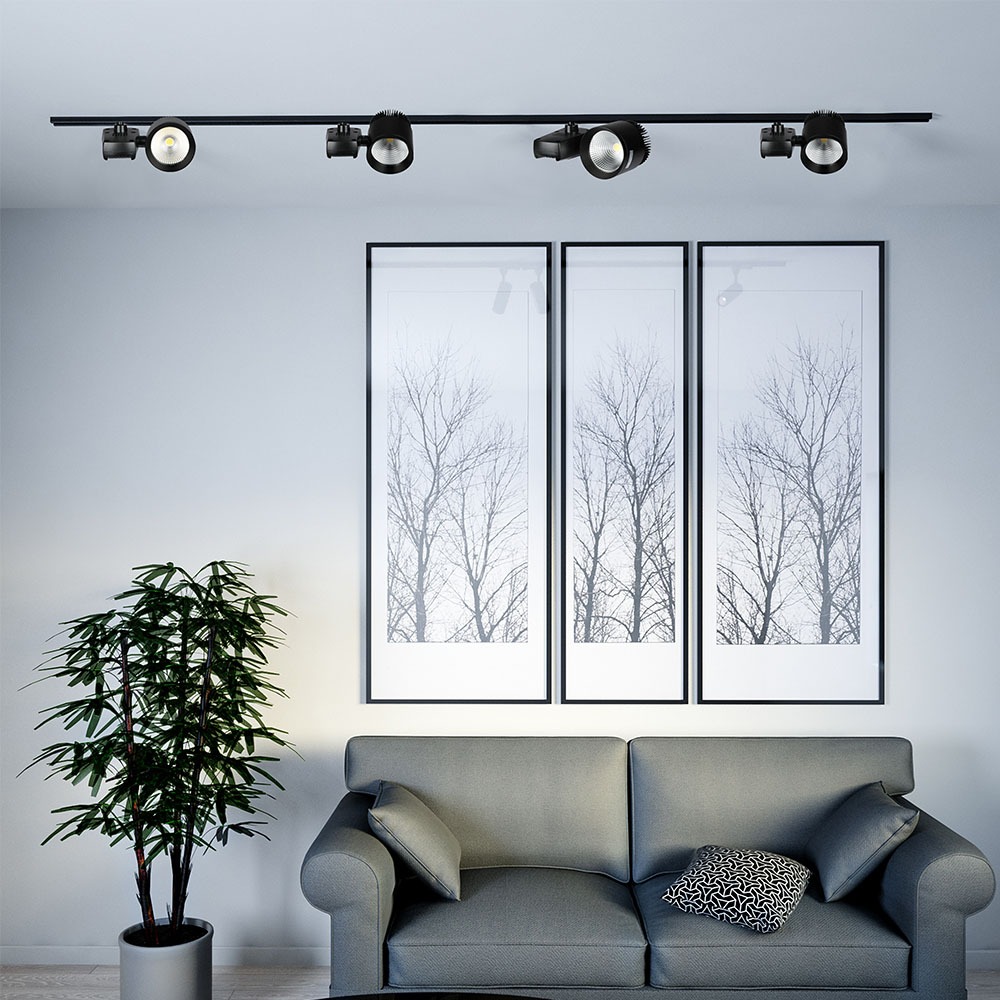 1192-2 Lampă LED pe șină 40W COB, Alb rece - Image 1