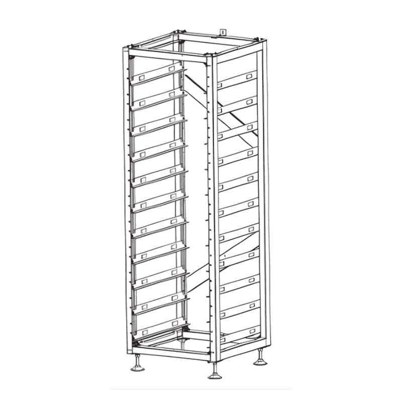12639 Rack BOS-A pentru 11 module, Deye - Image 1