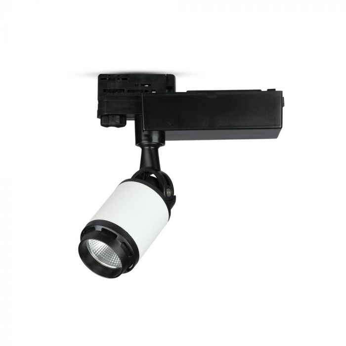 1340-2 25W Lampă LED pe șină Corp Negru/Alb Alb rece - Image 1