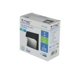 3W Lampă LED pentru trepte Corp Negru pătrat Alb natural