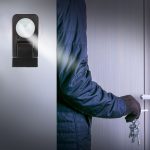 Senzor de mișcare Infraroșu Negru 360° 1000W Adjustabil