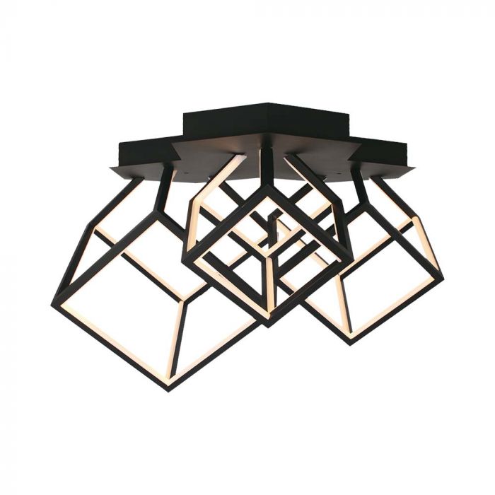 15342-p1 46W LED Lampă de Design pentru Plafon 3000K Corp Negru - Image 1