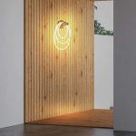 36W-LED Lumină de Perete -35*18*50CM-Corp Auriu