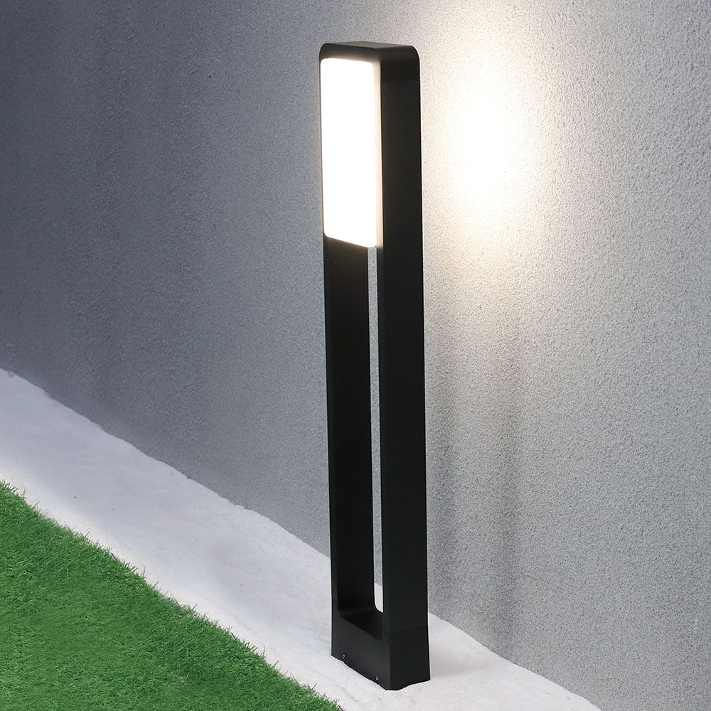 20113-2 Bollard Lamp 10W LED Cip SAMSUNG Corp Negru IP65 3000K - Image 1