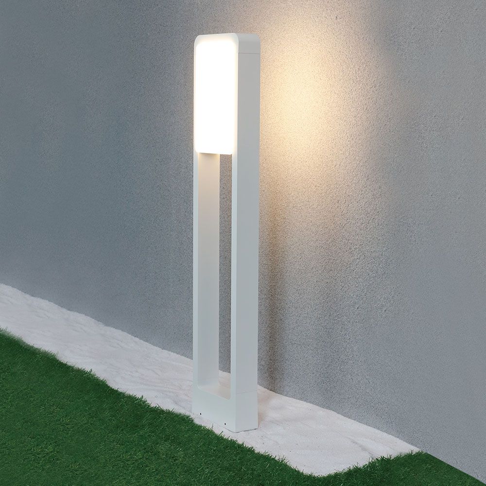 20116-2 Bollard Lamp 10W LED Cip SAMSUNG Corp Alb IP65 3000K - Image 1