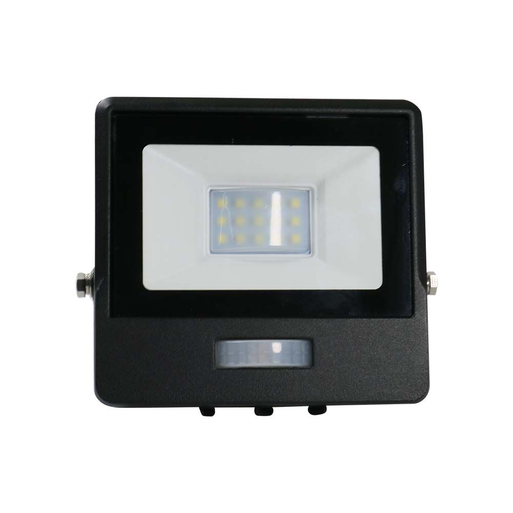20256-2 10W Proiector LED cu Senzor PIR Cip SAMSUNG Corp Negru 3000K - Image 1