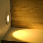 3W LED Lumină pentru Treaptă Rotund 3000K