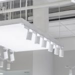 35W LED Proiector pe Șină Corp Alb 6500K   