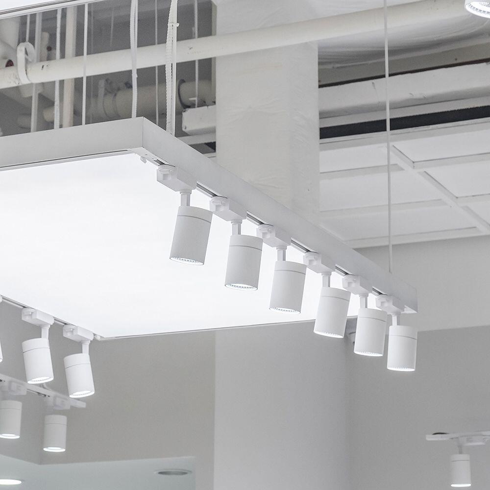 211257-3 35W LED Proiector pe Șină Corp Alb 6500K - Image 1