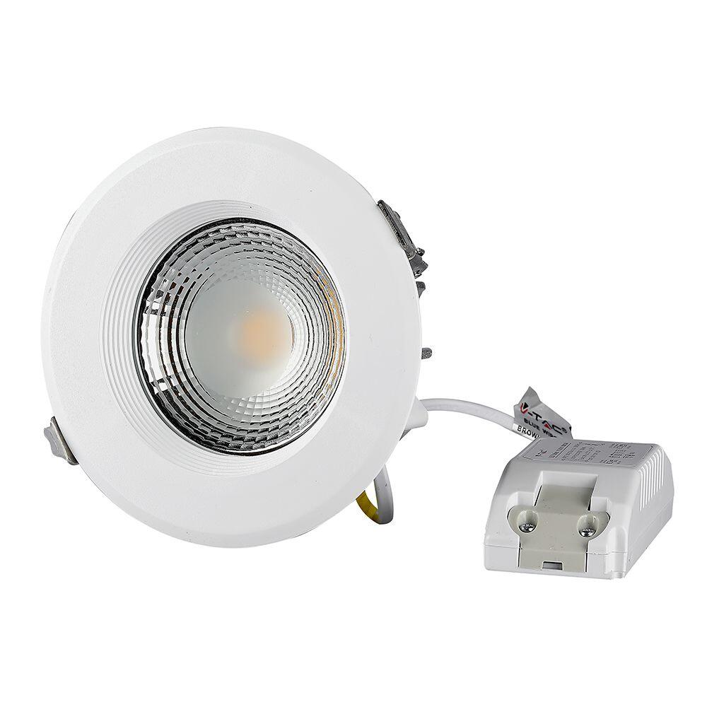 211280-2 40W LED COB Downlight cu Reflector A++ Rotund 6000K - Image 1