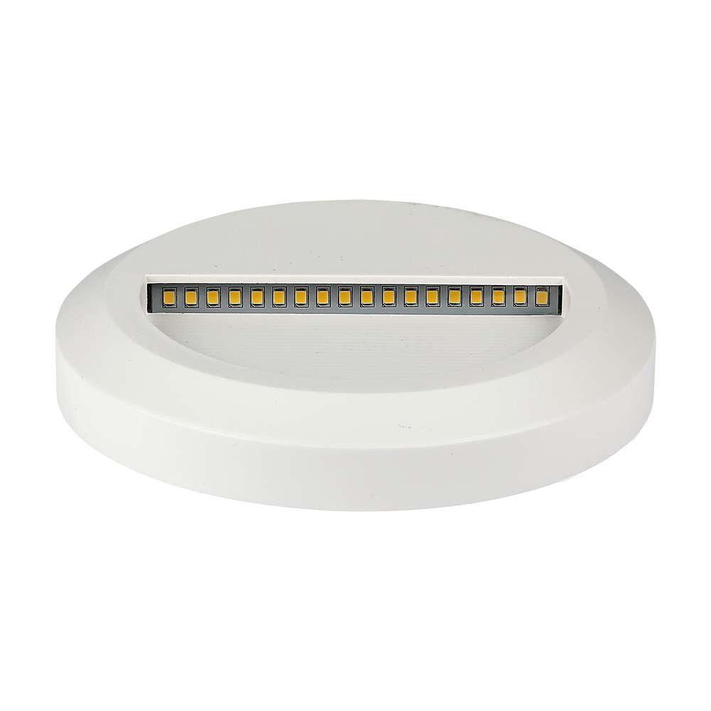 211314-2 2W LED Lumină pentru Treaptă Corp Alb Rotund 4000K - Image 1