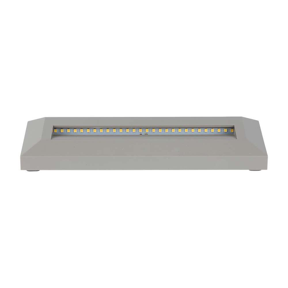 211331-2 3W LED Lumină pentru Treaptă Corp Gri Dreptunghiular 3000K - Image 1