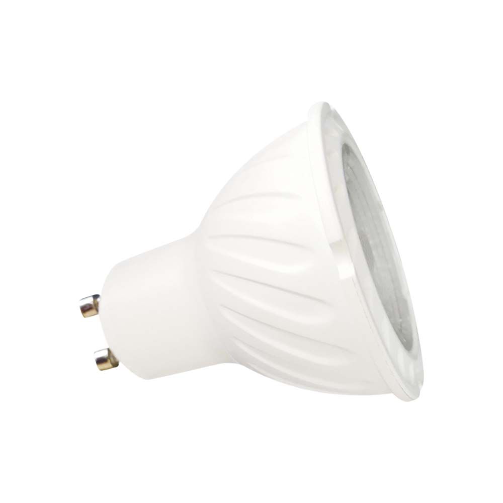 21165-2 LED Spot Cip SAMSUNG GU10 6W Plastic SMD cu Lentile 3000K - Image 1