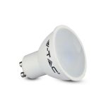Spot LED 4.5W GU10 SMD Plastic Alb Aspect Lăptos 3000K