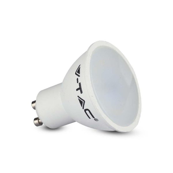 Spot LED 4.5W GU10 SMD Plastic Alb Aspect Lăptos 3000K