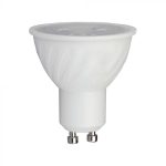 Spot LED Cip SAMSUNG - GU10 6W Plastic SMD Cu Lentilă 6400K