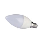 Bec LED Cip SAMSUNG 5.5W E14 C37 Plastic Dimabil Lumânare 3000K